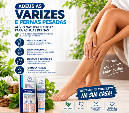 Vricose Vein— Pomada para Veias Visíveis e Pernas Cansadas