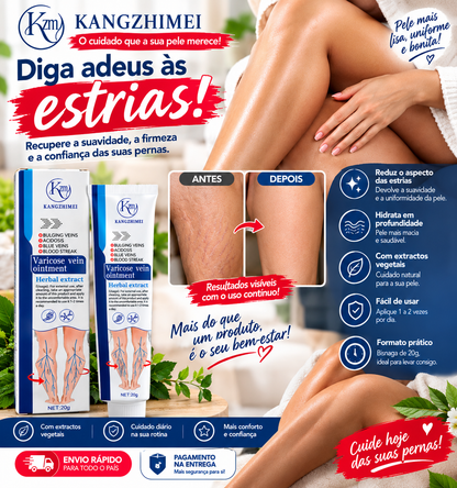 KANGZHIMEI — Pomada para Estrias e Varizes (20 g)