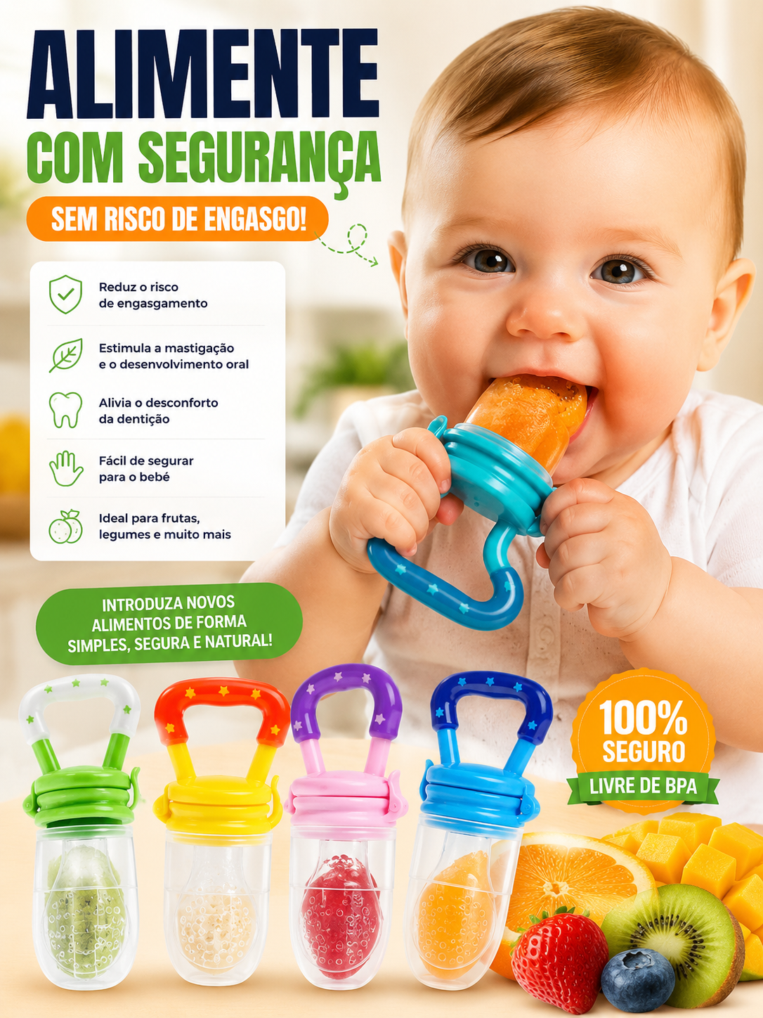 Chupeta Alimentar Para o Seu Bebé !