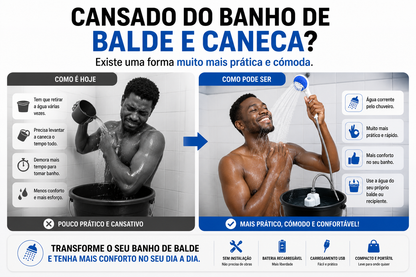 🚿 CHUVEIRO PORTÁTIL