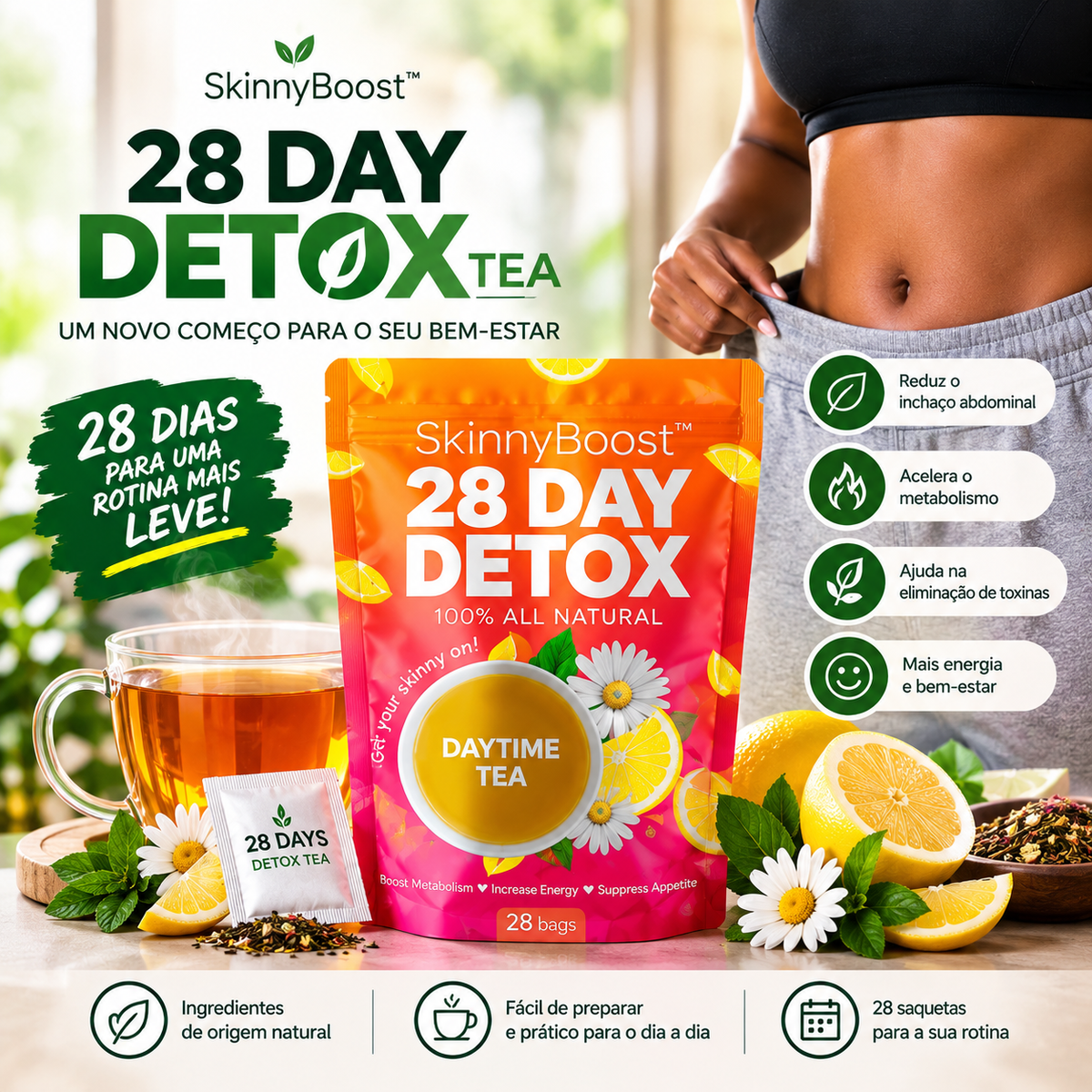 28 DIAS DETOX (Emagrecer rápido!🔥)