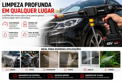 Pistola Lavajato de Alta Pressão | Limpeza Potente Sem Esforço
