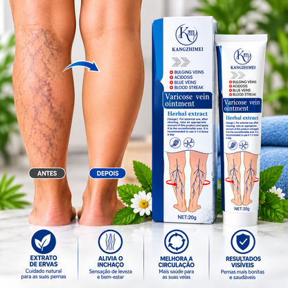 Vricose Vein— Pomada para Veias Visíveis e Pernas Cansadas