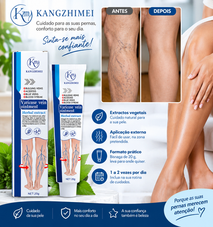 Vricose Vein— Pomada para Veias Visíveis e Pernas Cansadas